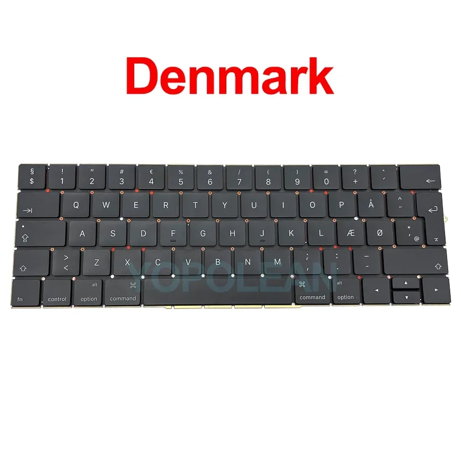 Neue US UK Spanisch Französisch Koreanische Tastatur Für Macbook Pro Retina 13 "15" A1706 A1707 Tastatur Ersatz: green