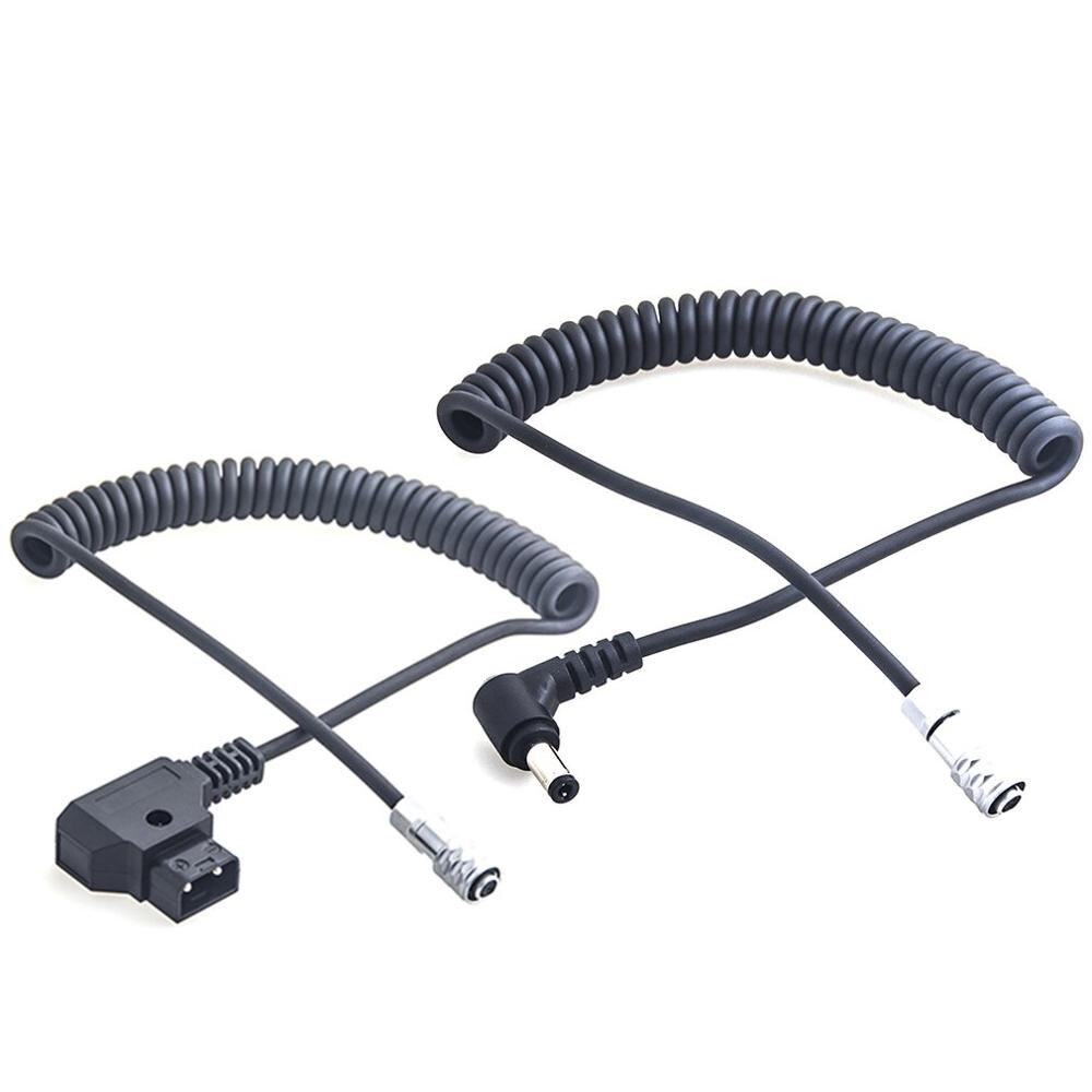 BMPCC 4K Power Cable D-Tap Dc Spring Cable Power Cable For Blackmagic Pocket Cinema 2 Pin Female Connector To P Connector