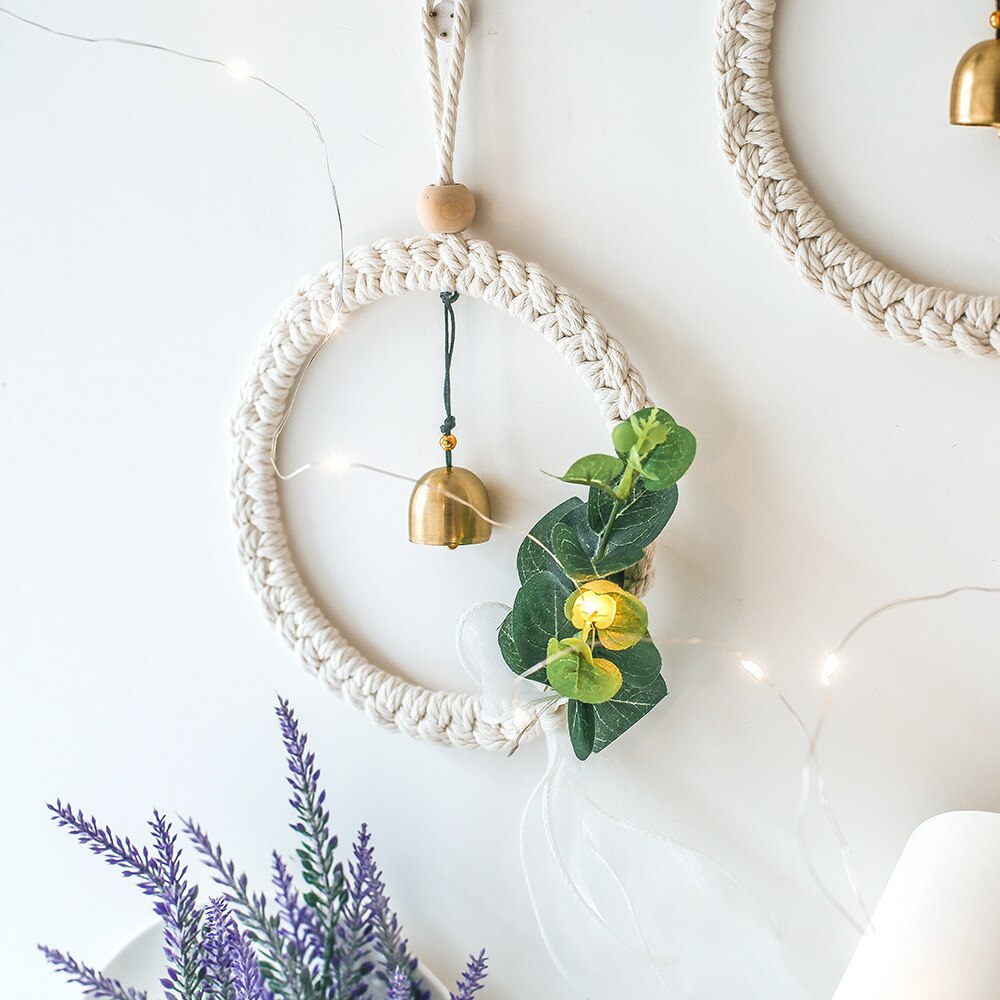 Boho Macrame Dream Catcher Giant Tapestry with Crystals Stones Moon Dream Catchers for Bedroom Bohemian Home Decor Wedding: GT149