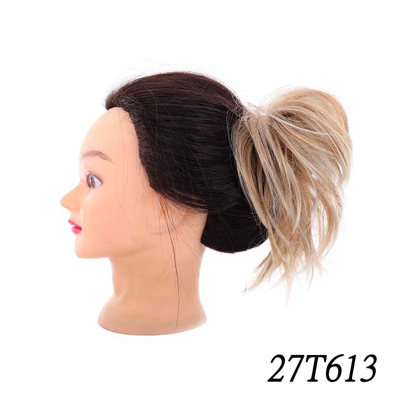XUANGUANG chignon queue de cheval décoiffé | Chignon pour femmes, chignon à donuts, haute température et résistant à la chaleur: 27T613