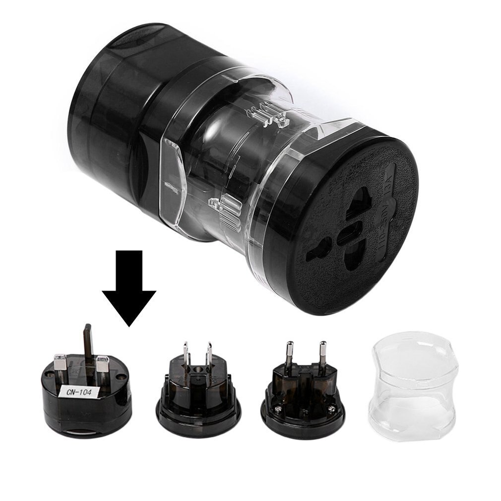 Universal Travel Adapter US/AU/UK/EU Plug Worldwide Charger Power Wall Conversion Socket Electric Converter White/Black