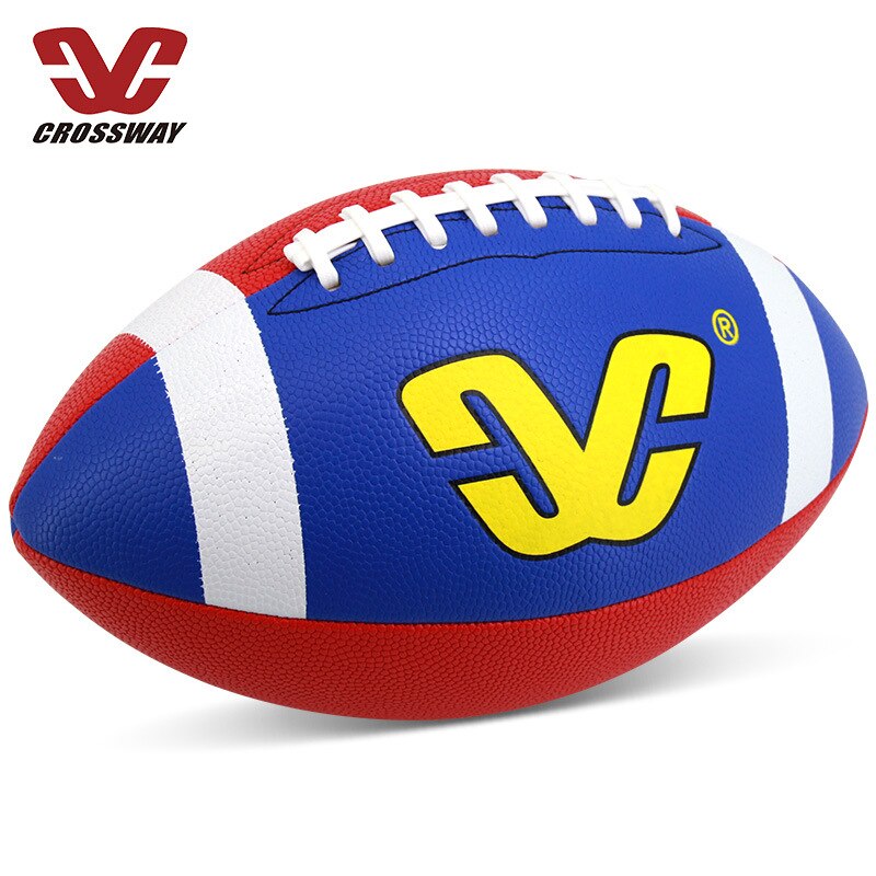 Nyeste størrelse 9 rugby bold skum brun anti-stress rugby fodbold squeeze bold legetøj udendørs træning amerikansk fodbold stress reliever