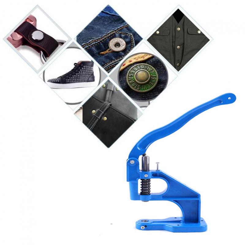 Heavy Duty Grommet Machine Hand Press Kit Tool for Banners, Grommets Eyelet, Hole Making for Belts Apparels Bags Curtains Tents