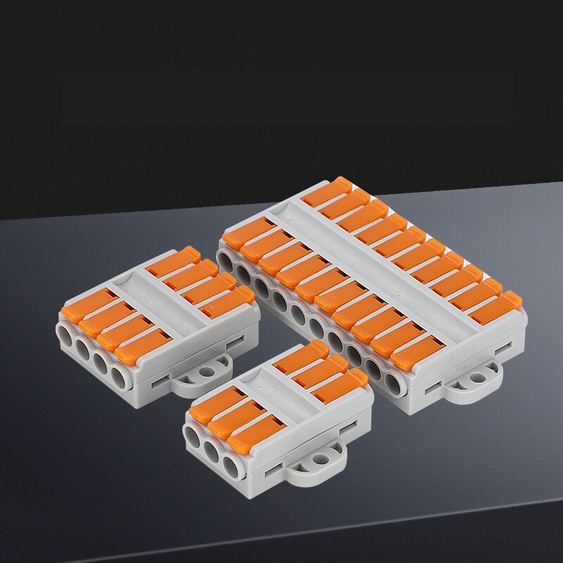 Wire Connector 2/3/4/5/6 pin Universal Docking Fast Wiring Conductors push-in Terminal Block Cable splitter High power connector