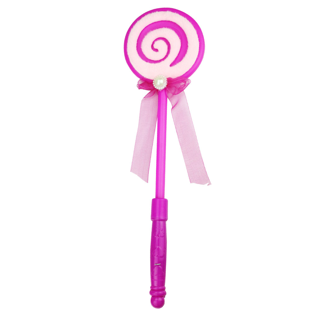10pcs Kids LED Light-Up Lollipop Glow Sticks Toys Flashing Fairy Wand Sticks Birthday Party Supplies ( Color)