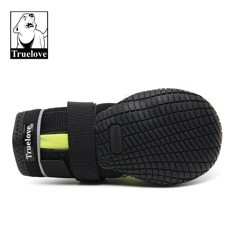 Truelove buty dla psa deszcz wodoodporne zimowe buty na śnieg gumowa podeszwa antypoślizgowe sportowe odblaskowe na buty dla psa Puppy Medium Large