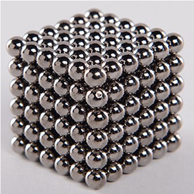 Anti-Stress Giocattoli Per Adulti Infinity Cubo Antistress Definito 5mm216 PCs Variabile BuckBalls Multi-color FAI DA TE Giocattoli: silver