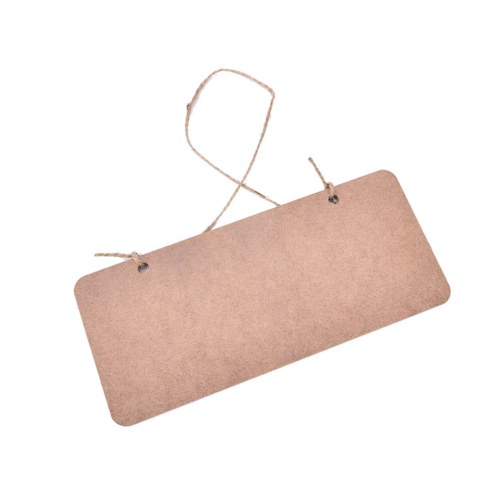 18.5*8cm Mini Blackboard Schoolbord Houten Bericht Teken Met Hang String Wedding Party Decoratie Huwelijk Levert