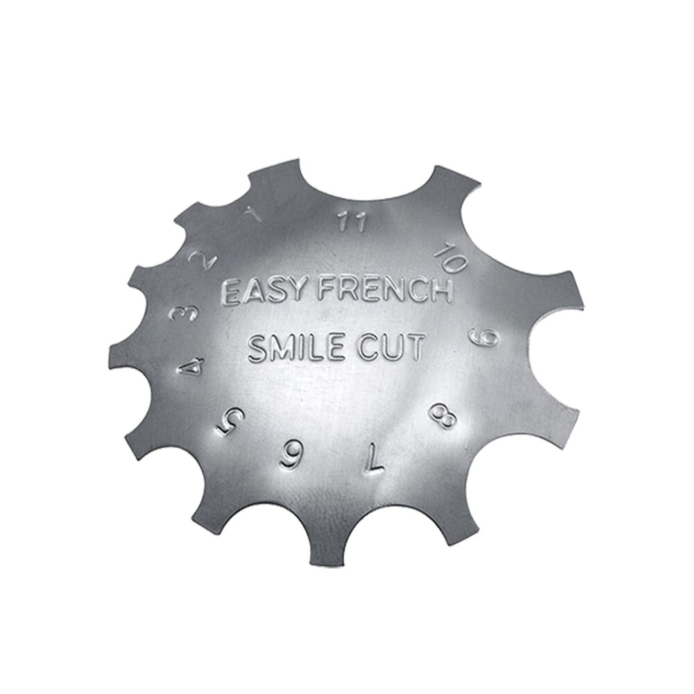 1pcs Nail Cutter Stencil DIY French Smile Nail Art Tool Manicure Tools Nail Art Tools Nail Clipper: 1