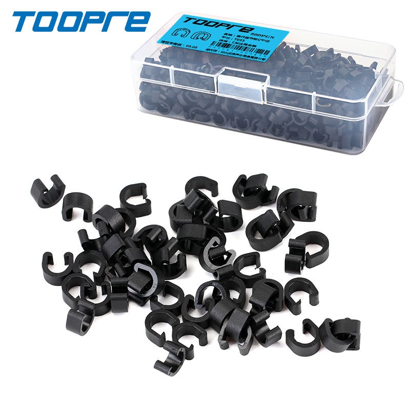 10/20 Stuks Plastic Fiets C-Clips Klemmen Behuizing Slanggeleider Klemmen Fiets Rem Derailleur Shifter Kabel Vaste Clips Frame Gesp