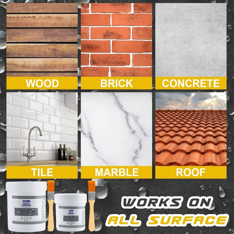 Agent imperméable Invisible, revêtement d'étanchéité Transparent 30/100/300g, colle adhésive sans fuite, mastic fort, outils de réparation de toilettes