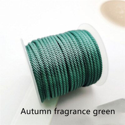 Cuerda de maíz de de 2,5mm, hilo tejido a mano para collar, pulsera, línea de joyería, bricolaje: Multicolor