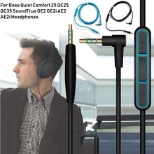 Voor Bose Quiet Comfort 25 QC25 QC35 SoundTrue OE2 OE2i AE2 AE2i Hoofdtelefoon met lijn Vervanging Audio Kabel Cord