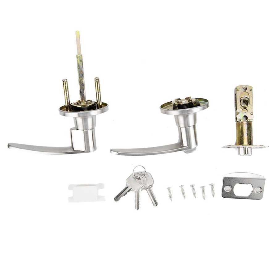 smart lock Security Entry Security Door Lever Handle Keyed Entrance Passage Privacy Lock: Default Title