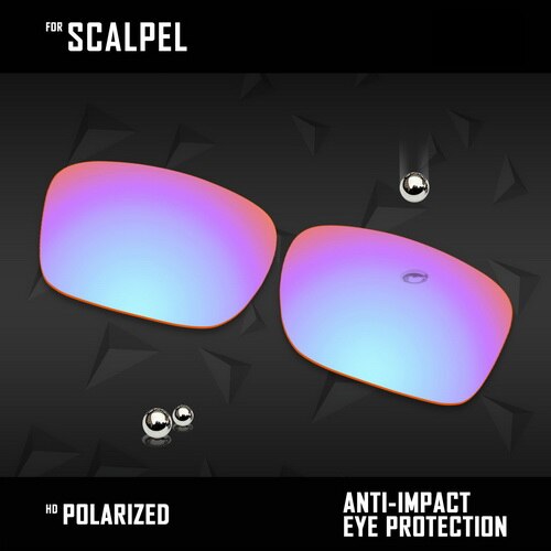 OOWLIT Lenses Replacements For Oakley Scalpel OO9195 Sunglasses Polarized - Multi Colors: HD Trail