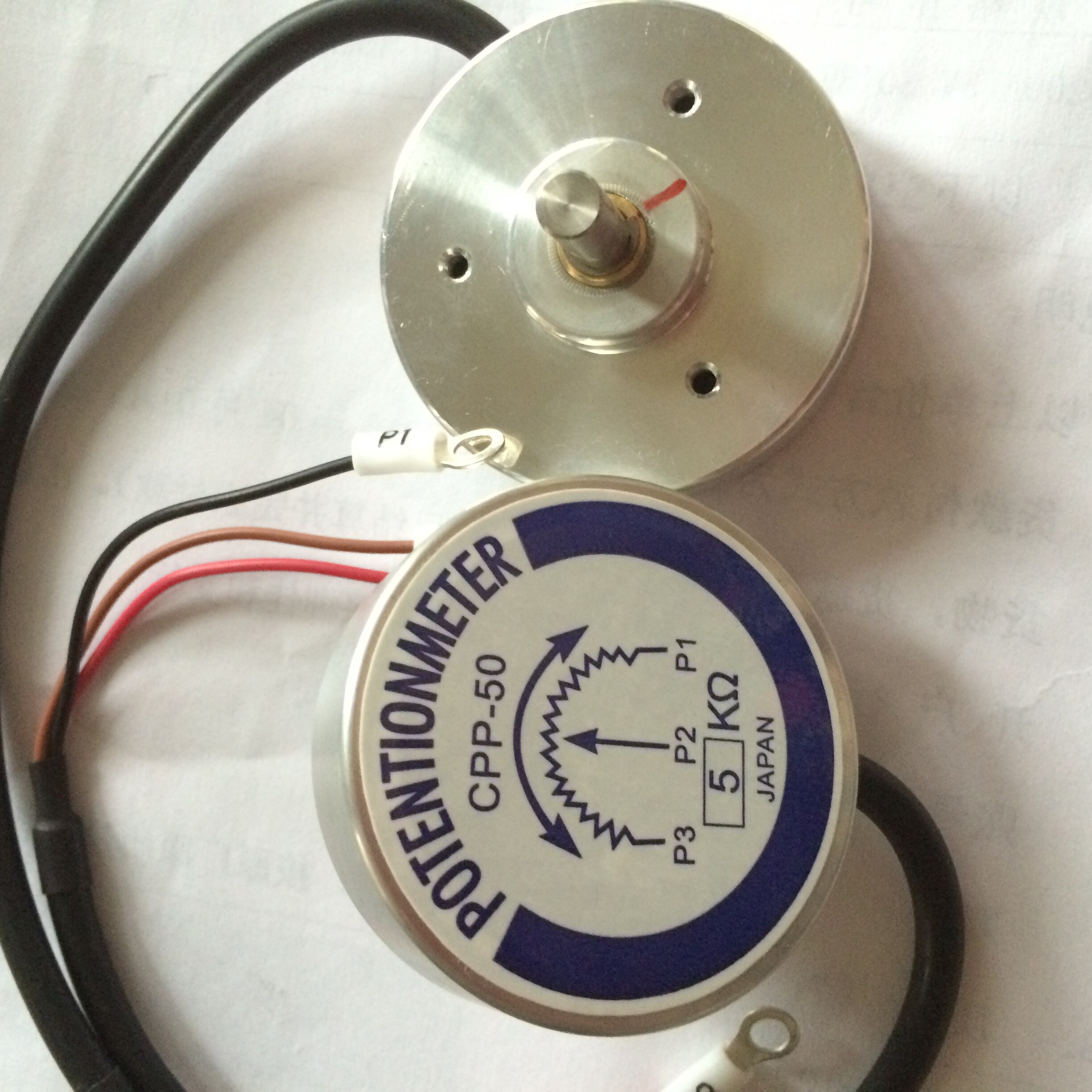 Potentiometer CPP-50 Angular Displacement Sensor 2K 5K 10K Synchronous Detector High Precision Potentiometer
