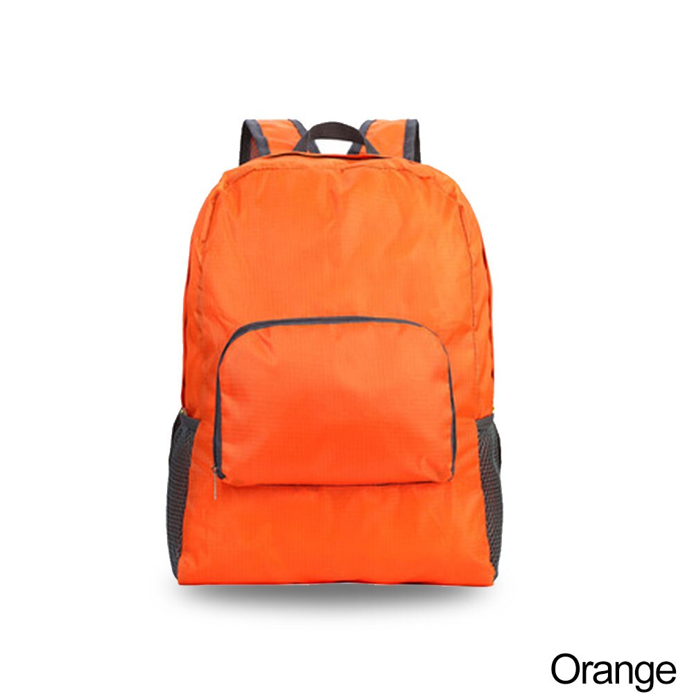 Zaino pieghevole a 8 colori zaino sportivo da esterno di grande capacità zaino da campeggio zaino da pesca borsa da ciclismo per Unisex: Arancione