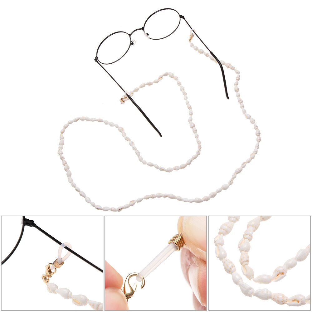 Petit Conch lunettes de soleil | Lanière, chaîne accessoires lunettes, lunettes de lecture, porte-cordon, cordes de cou 1 pièce
