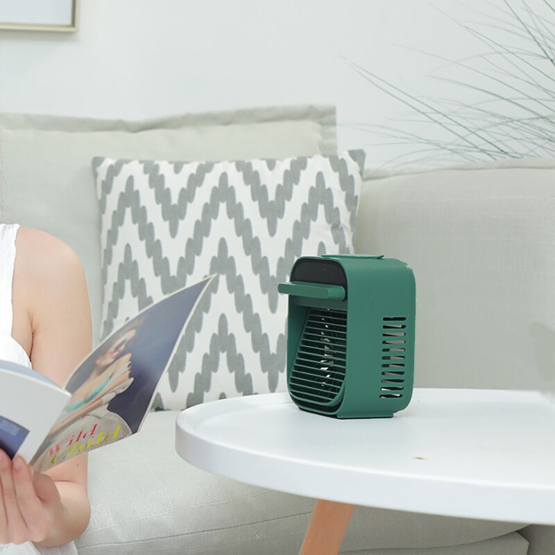 Xiaomi Portable Air Conditioner Mini USB Air Cooler Fan Cooling Humidifier Office Home Room Air Conditioning Water Cooling Fan