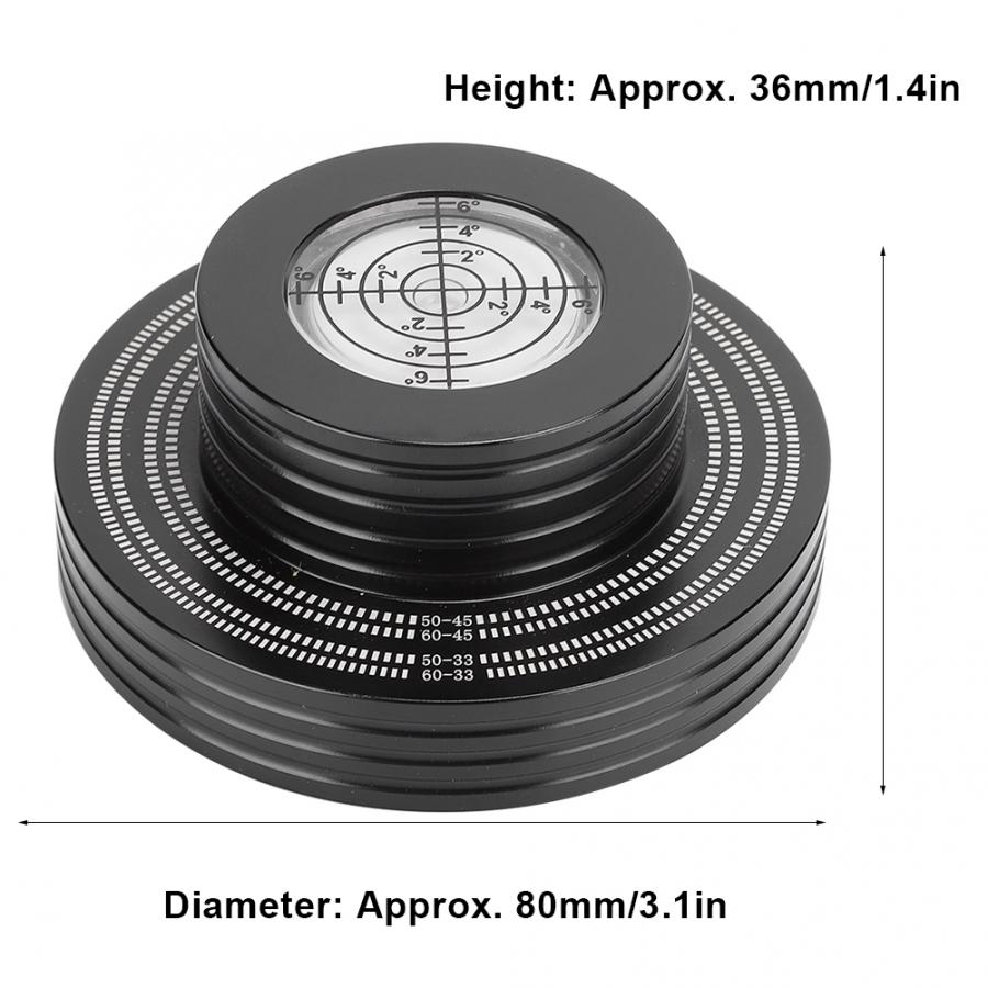 Grabadora de vinilo Universal LP, 50Hz/60Hz, estabilizador de peso, abrazadera de disco giratoria con estabilizador de gradiente de alta precisión disponible