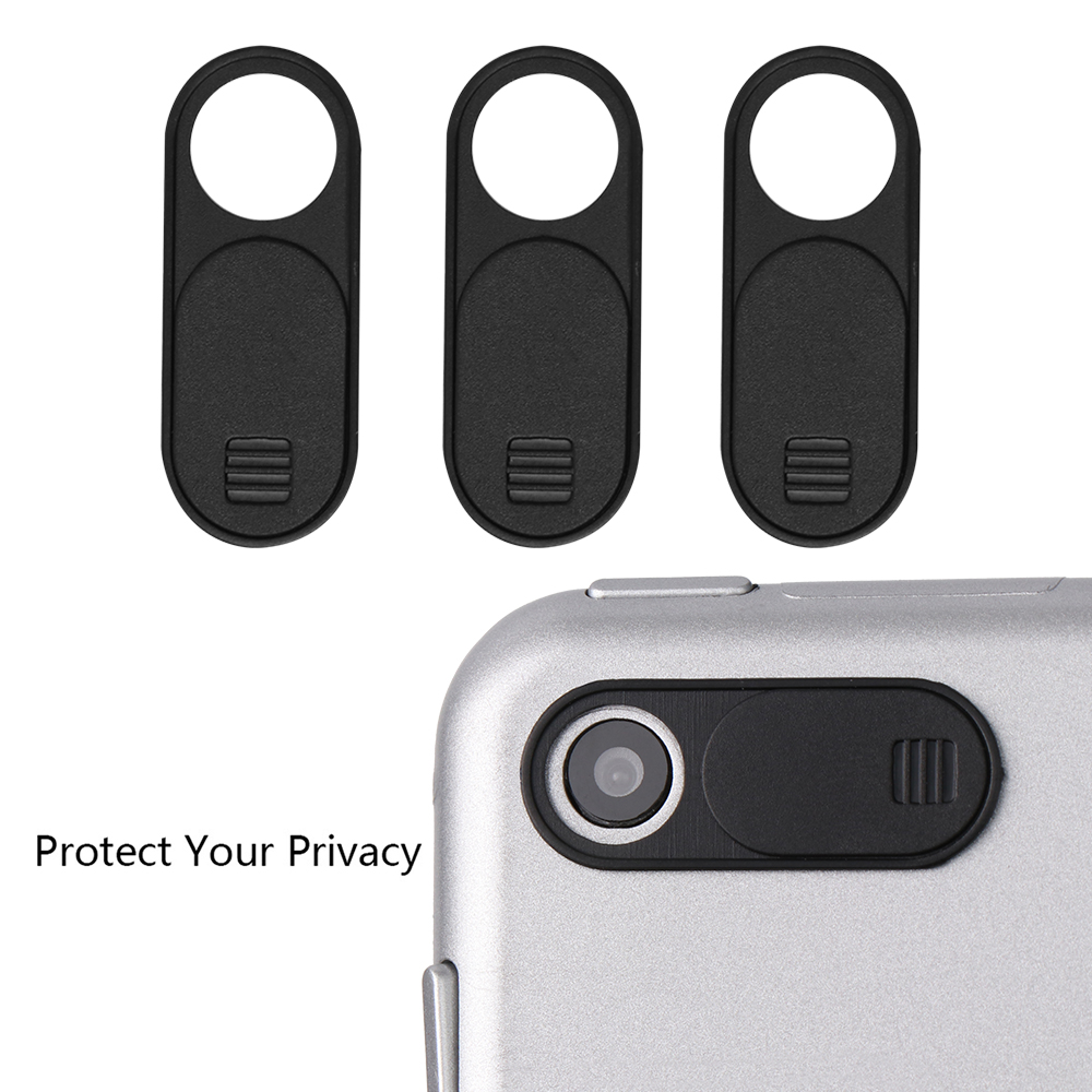 3/6/9PCS Universal WebCam Cover Shutter Magnet Slider Plastic Camera Cover for PC Laptops Mobile Phone Lens Privacy Sticker