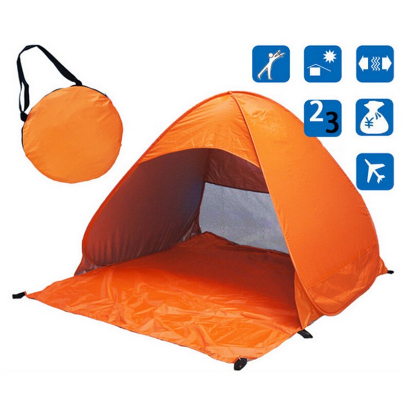 1 - 2 Person Strand Zelt Ultraleicht Klapp Zelt Pop Up Automatische Offenen Zelt Familie Tourist Fisch Camping Sonne Schatten zelt X109D: color5