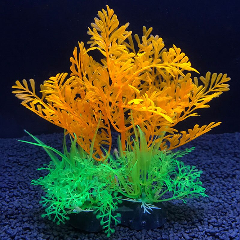 14cm simulatie kunstplanten aquarium decoratie wateronkruid ornament plant aquarium aquarium gras wateronkruid decoratie: A7
