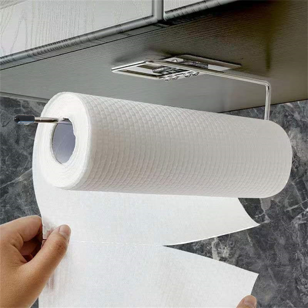 Soporte de papel higiénico, almacenamiento para el baño, soporte para papel de cocina, gancho de pared para cocina, soporte de papel higiénico, organizador para el hogar, accesorios de baño