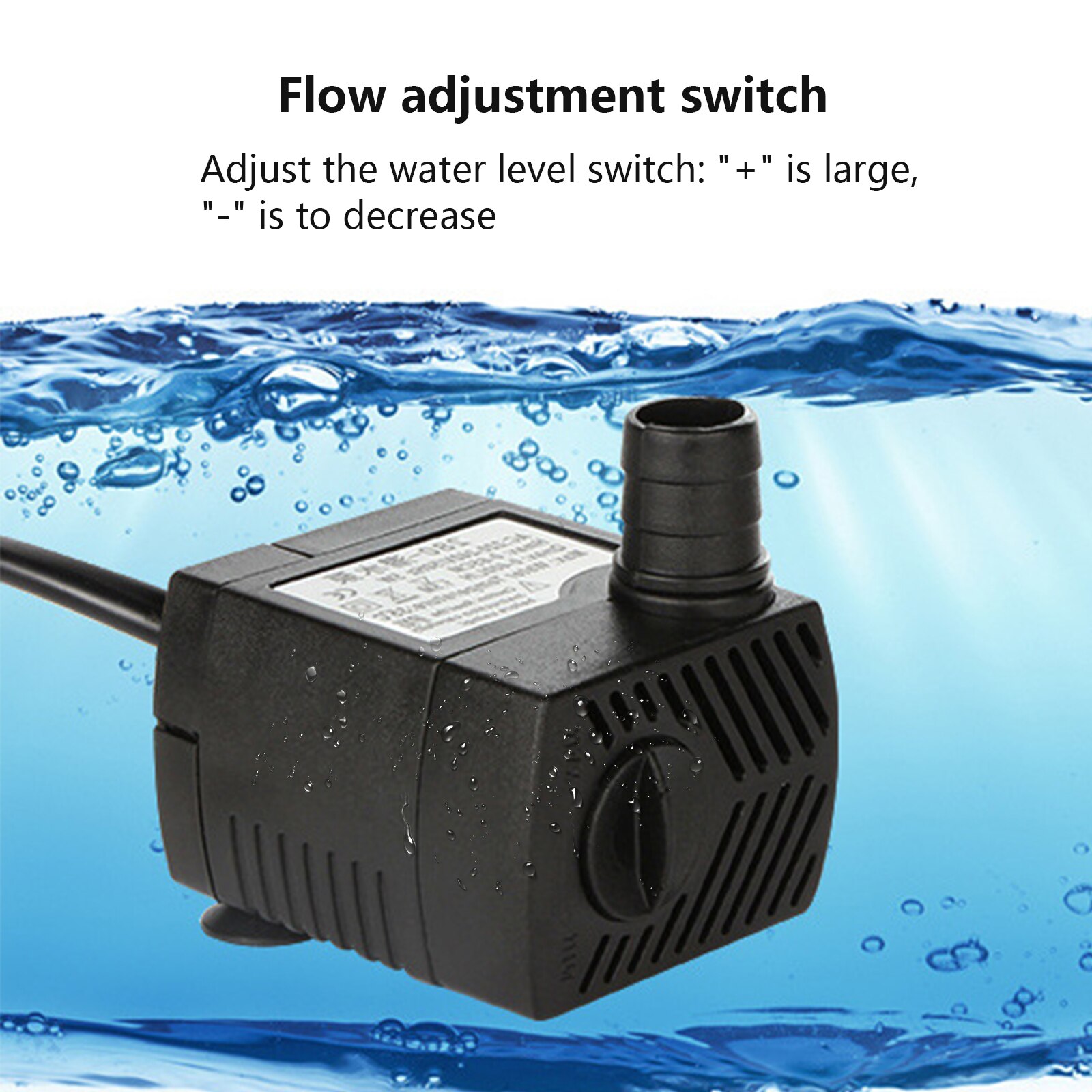 5W 220V Aquarium Submersible Water Pump Fountain Filter Fish Pond Aquarium Water Pump Tank Fountain Quiet Side Water Pumps