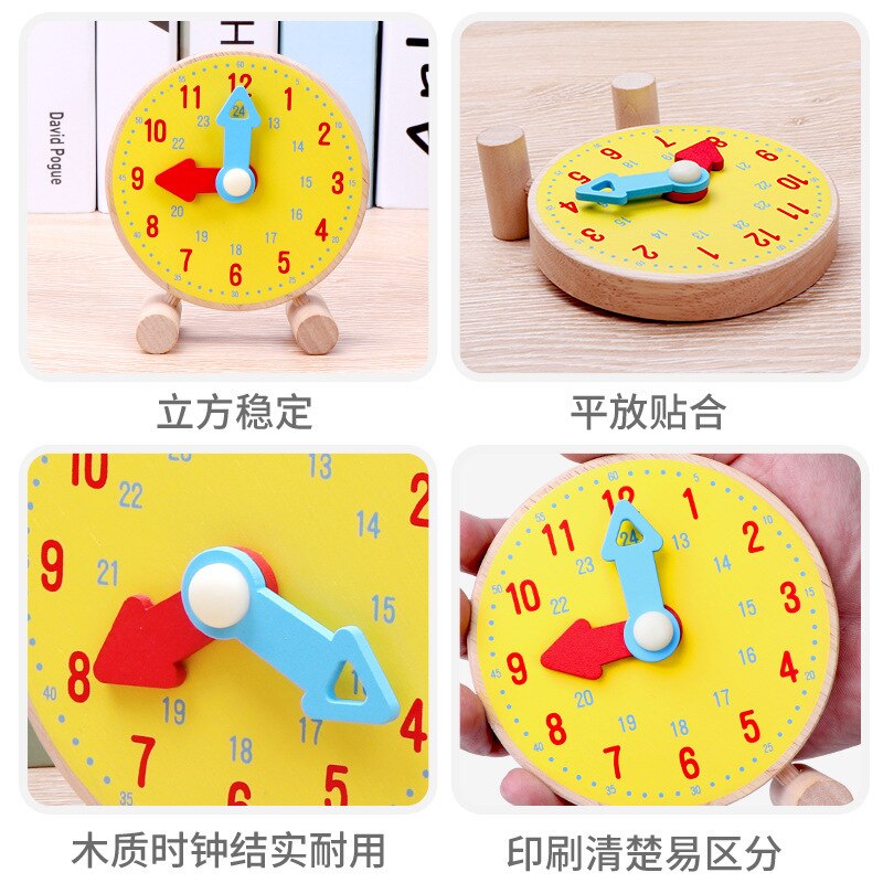 Kindergarten Clock Model Primary School Hour Clock Learner Children Cognitive Time Clock Teaching Aids