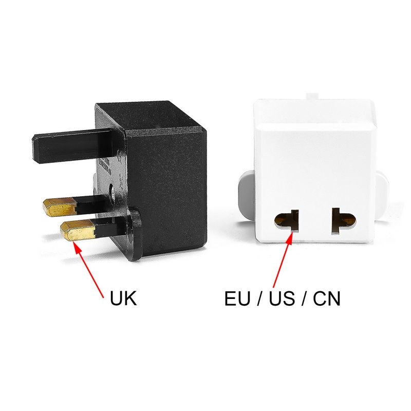 UK Plug Power Adapter Japan China CN US European EU To UK British Travel Adapter Electrical Plug Charger Socket AC Converter