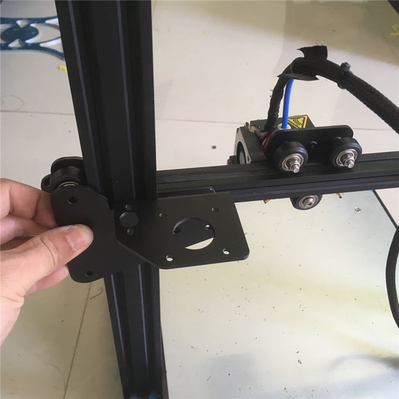 Creality CR-10S Ender 3 3D printer dual extruder dual Z axis upgrade plate kit aluminum Dual Extrusion Mount