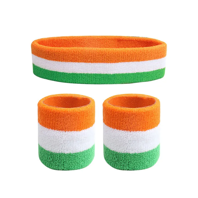 3 unids/set diadema deportiva banda para el sudor alta elástica mujeres hombres deportes al aire libre banda para el sudor diadema pulsera entrenamiento tenis diadema: YELLOW