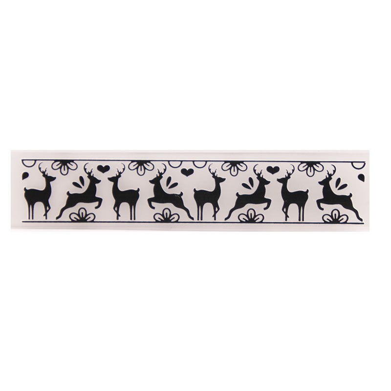 15x3 cm Fawn Plastic Embossing folders Stencils for Scrapbooking DIY Template Making Photo Album Card Handmade Decoration