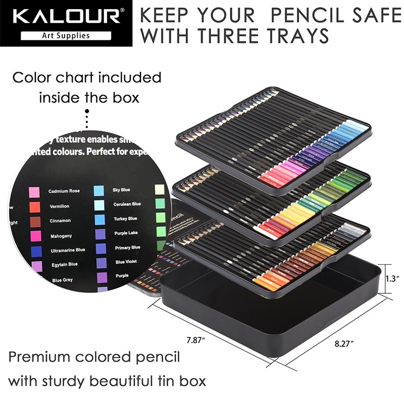 Lápices de colores acuarelables solubles en agua para pintar, lápices profesionales solubles en agua para artistas y estudiantes, suministros de arte, 72 colores