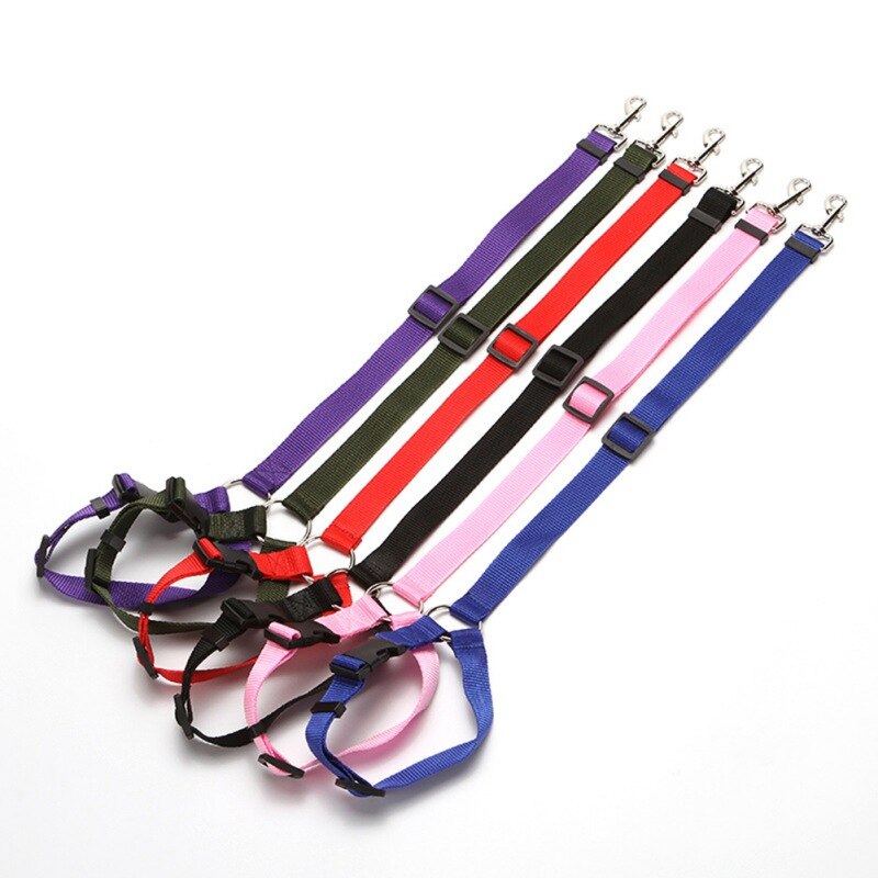 Adjustable Practical Dog Cat Pet Safety Car Seat Belt Lead Pet Car Safety Belt Harness Leash Travel Clip Strap