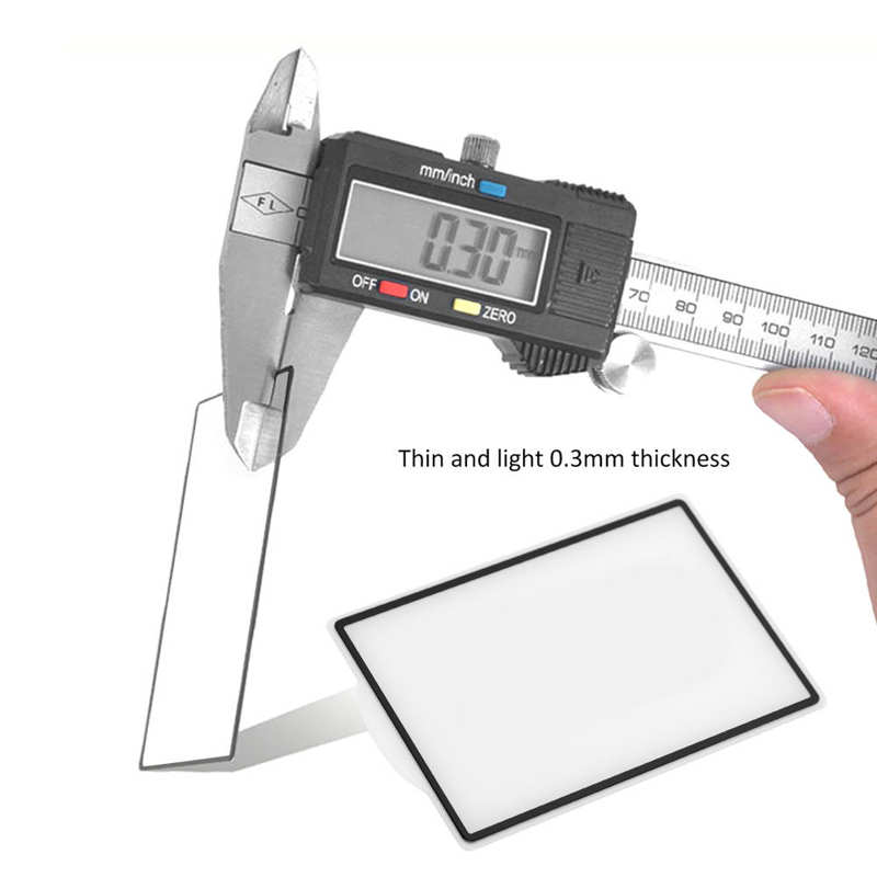 Tempered Glass Screen Protector for SONY RX100/RX10/RX1 Cameras - Clear LCD Display Film