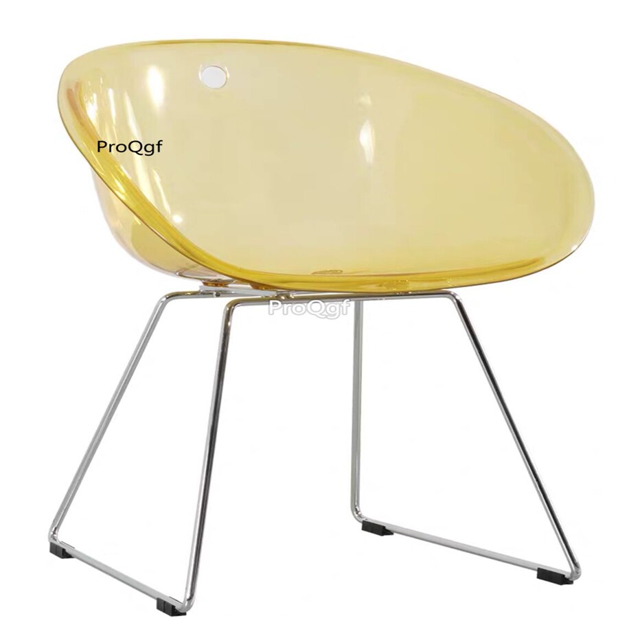Prodgf 1 Set Moderne Eenvoudige Transparante Eetkamerstoel: 3