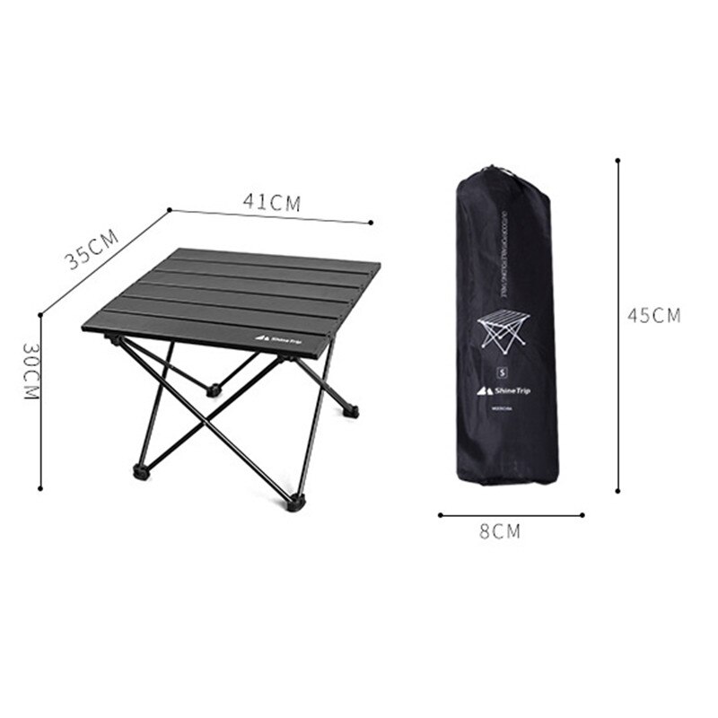 41x35CM Aluminum Alloy Folding Table Protable Mult... – Grandado