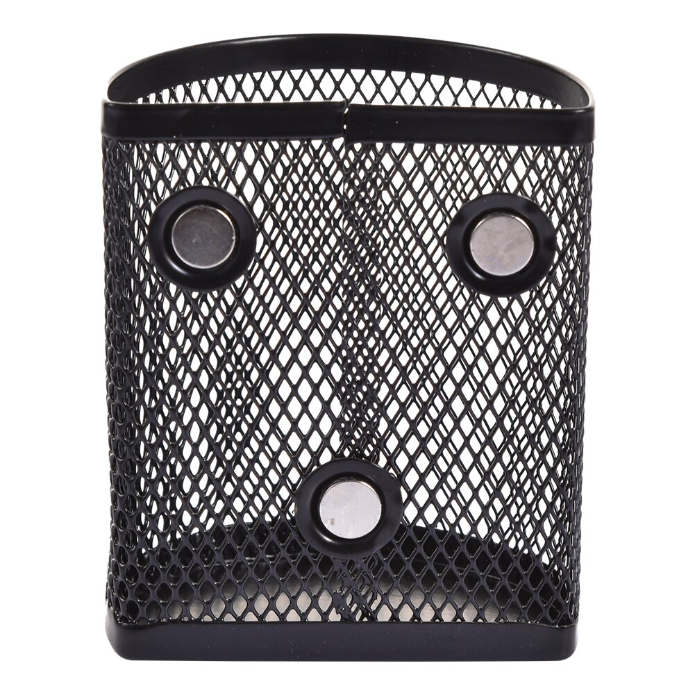 Metal Wire Mesh Magnetic Basket Pen Holder Storage Box Pen Pencil Organizer For Whiteboard Refrigerator Locker Accessories