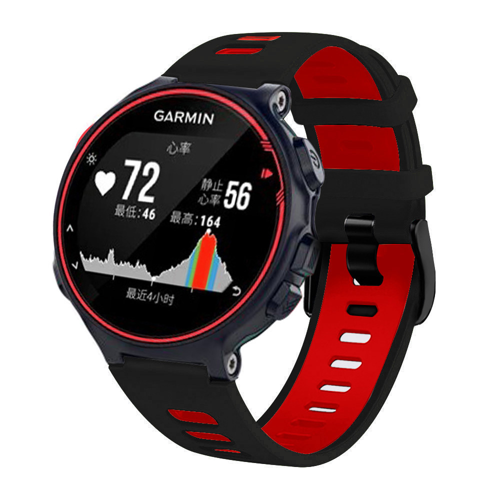 Correas de silicona para reloj inteligente Garmin Forerunner 735XT, pulsera de repuesto para Forerunner 220/230/235/620/630