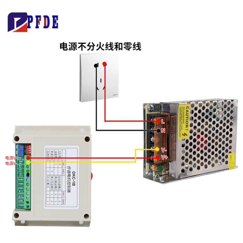 Industrial Stepper Motor Controller DKC-1A DKC-1B with Potentiometer Single Axis Pulse Generator Servo Motor Speed Regulation