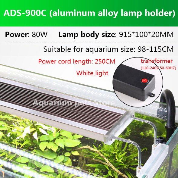 fish tank aquarium light LED aquatic lamp holder grass tank light aquarium waterproof lighting bracket light retractable