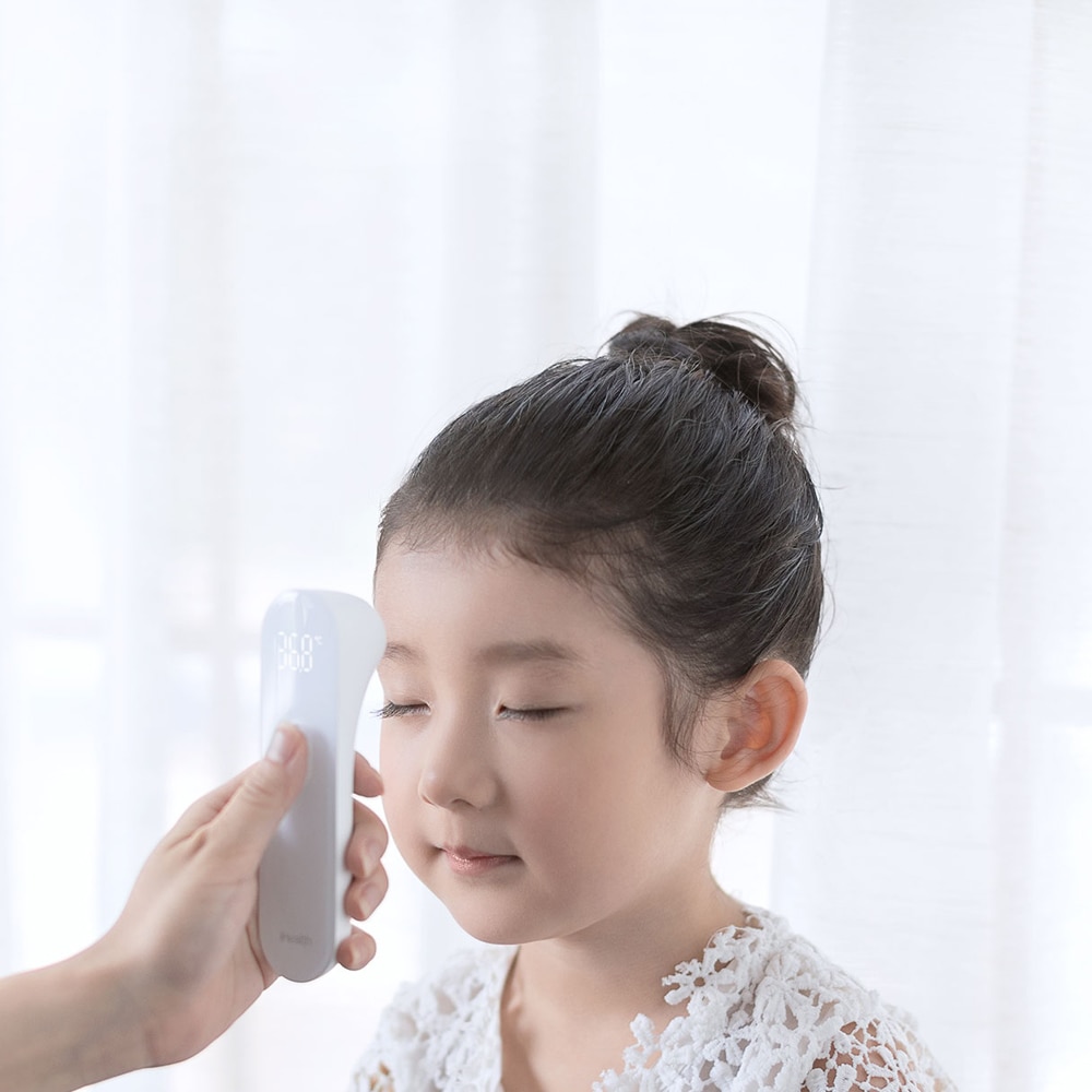 Original Xiaomi Mijia iHealth Thermometer LED Non Contact Digital Infrared Forehead Body Thermometer for Baby Kids Adults Elders