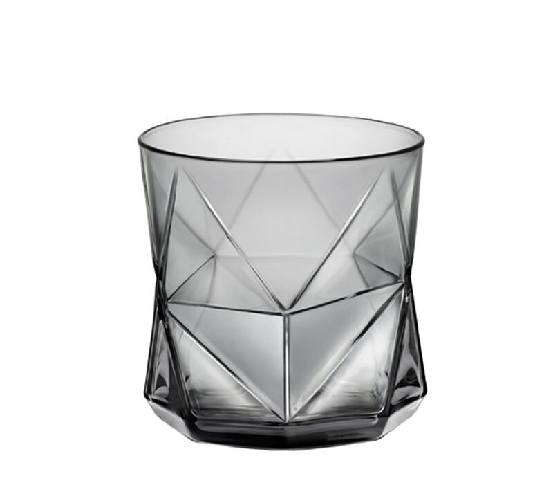 Creatieve Kleur Glas Huishouden Hittebestendige Thee Water Cup Sap Drinkware Persoonlijkheid Whisky Bier Wijn Glas Grijs 50JB033: grey