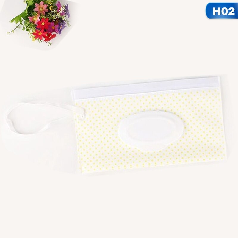 Portable Baby Wipes Box Wet Wipe Box Cleaning Wipes Carrying Bag Eco-Friendly Wipe Container Wristlet Wet Wipe Case