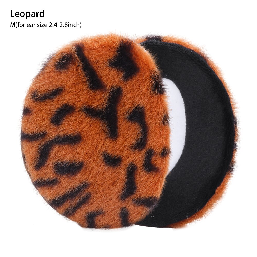 sans bande cache-oreilles froid temps polaire cache-oreilles épais hiver oreille couvre oreille plus coupe-vent accessoires: Leopard M