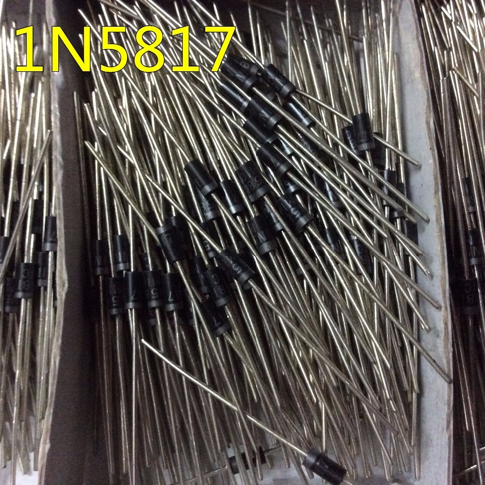 Brand 1N5817 1N-5817 1N 5817 DO-41 1A 20V MIC DIP Rectifier Diode IN5817 1000pcs/box