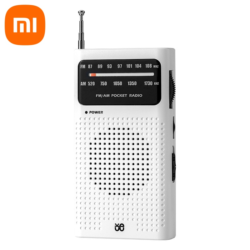 Xiaomi – Radio AM FM pleine bande, pointeur Portable, Radio analogique HIFI, alimentée par batterie, meilleure réception, Radio de poche pour personnes âgées: Black