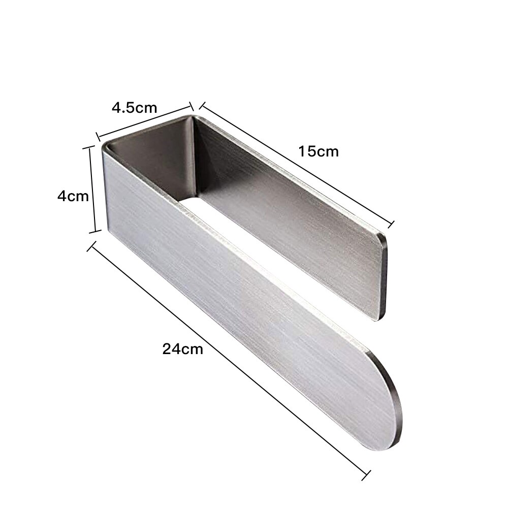 Bath Towel Holder Bathroom Towel Bar Wall Mounted Towel Rack Hanger Single Hook Dual Towel Racks Stainless Steel Bath Tool